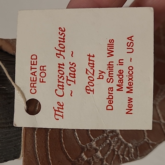 Handmade Signed Red Clay New Mexico Indian Angel by Debra Smith Wills - Picture 14 of 16